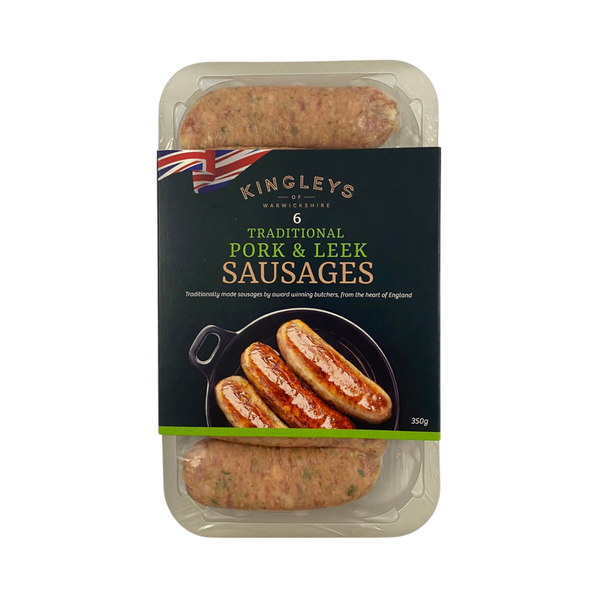 Kingleys - Pork and Leek Sausages 350g – Mudwalls Food Group