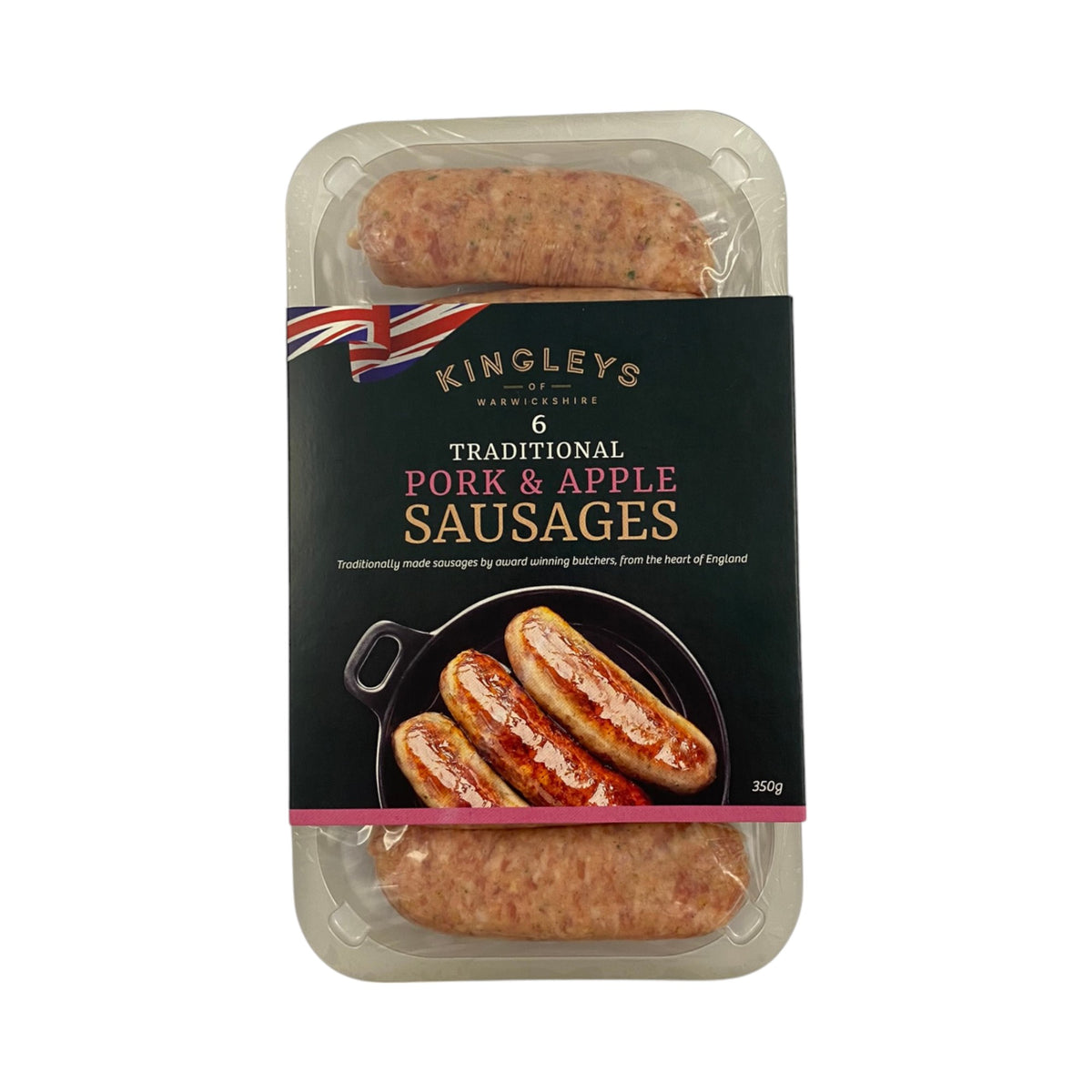 Kingleys - Pork and Apple Sausages 350g – Mudwalls Food Group