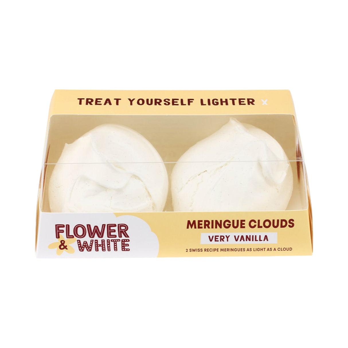 Flower & White - Vanilla Meringue Clouds x2