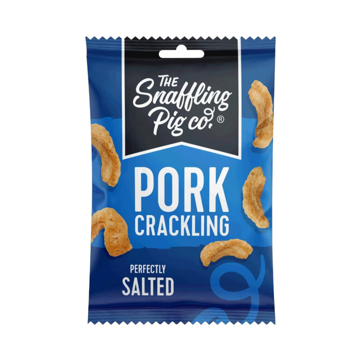 The Snaffling Pig Co - Pork Crackling - Perfectly Salted (CS) 40g