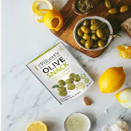 Mr Filberts - Green Olives - Lemon & Oregano 50g