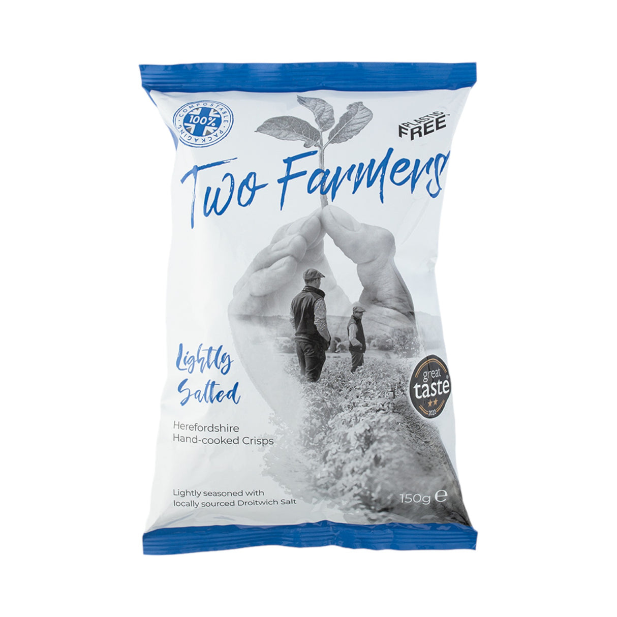 Two Farmers - Hand Cooked Lightly Salted Crisps 150g