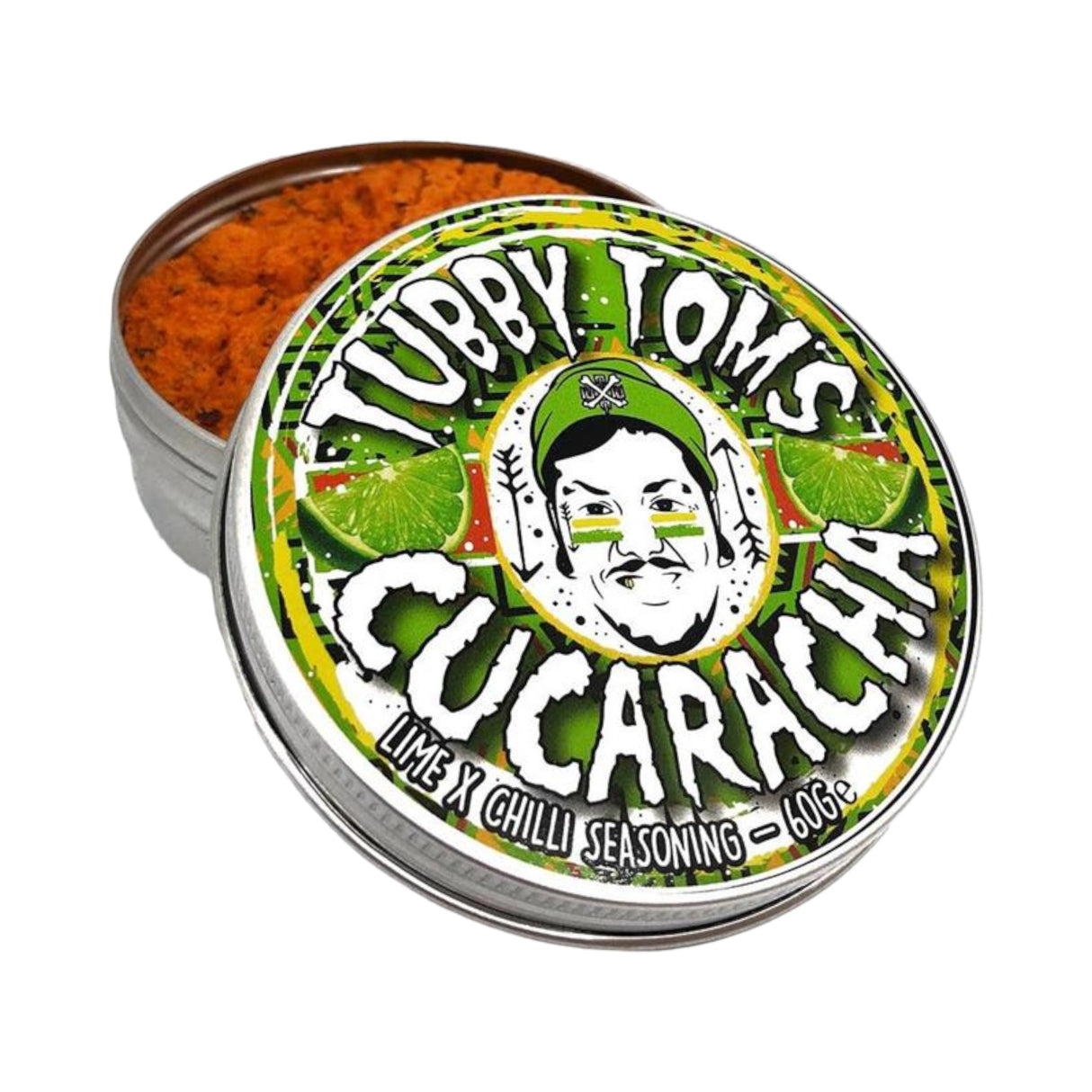 Tubby Toms - Cucaracha - Zesty Lime x Chilli Glaze Tin 60g