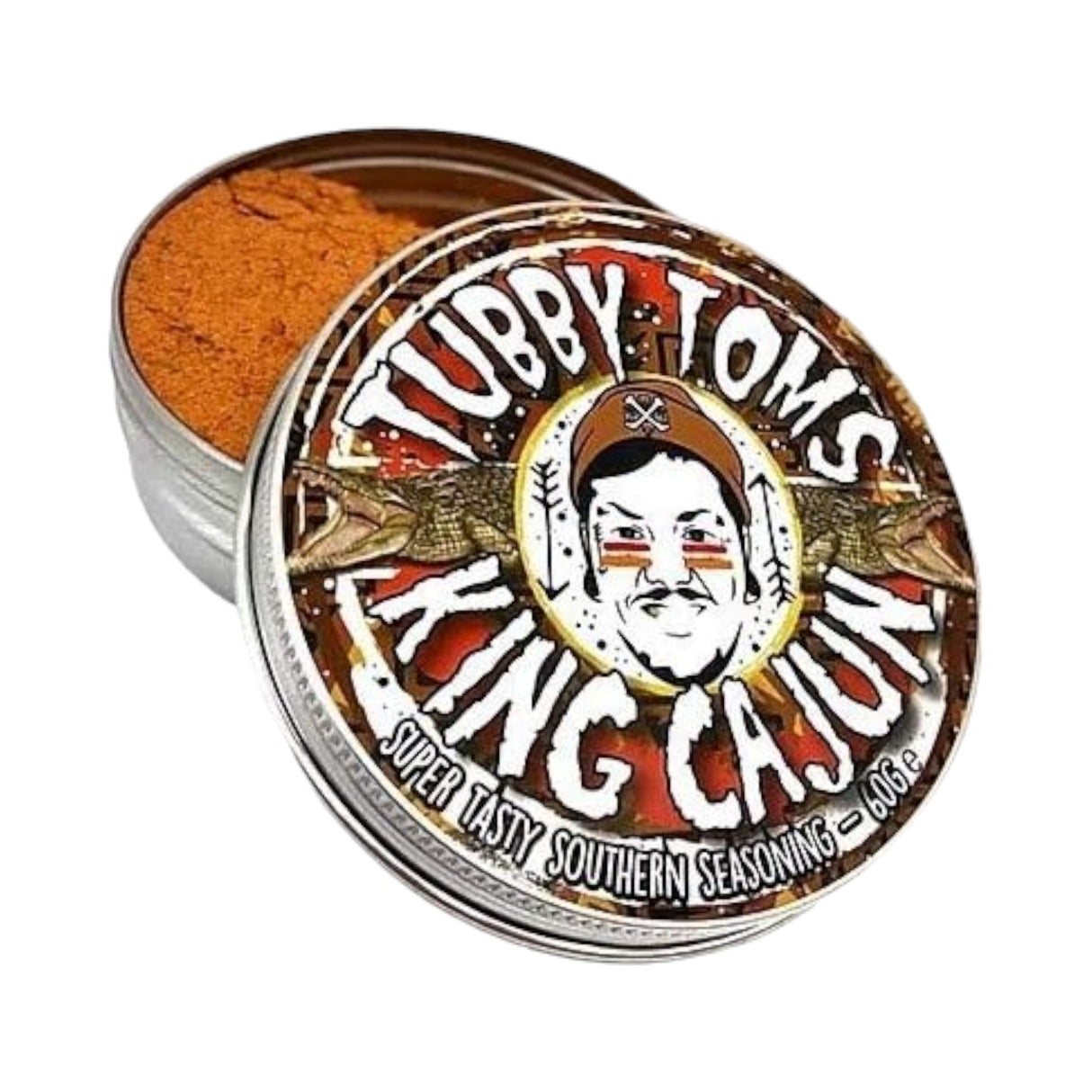 Tubby Toms - King Cajun - Southern Seasoning Tin 60g