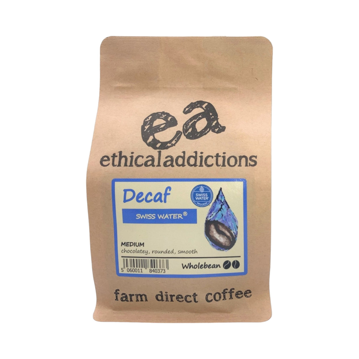EA Coffee - Swiss Water Decaf Beans 500g