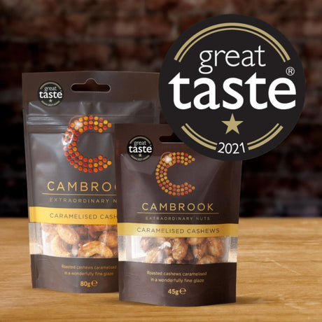 Cambrook - Caramelised Cashews 45g