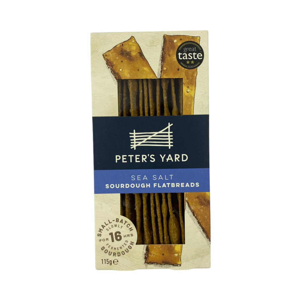Peters Yard - Sea Salt Sourdough Flatbreads 115g