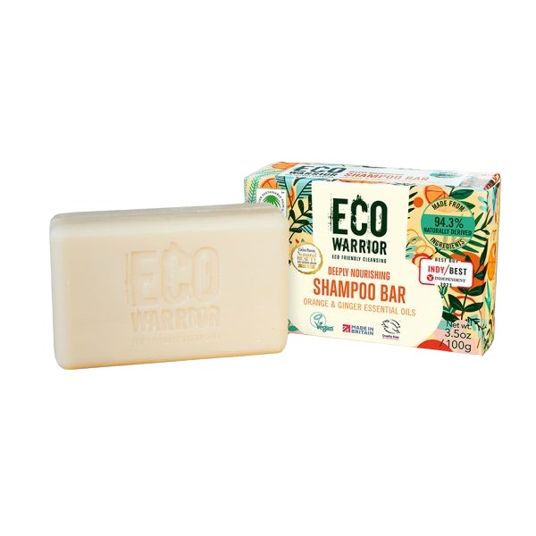Little Soap Company - Eco Warrior Nourishing Shampoo Bar Orange & Ginger 100g