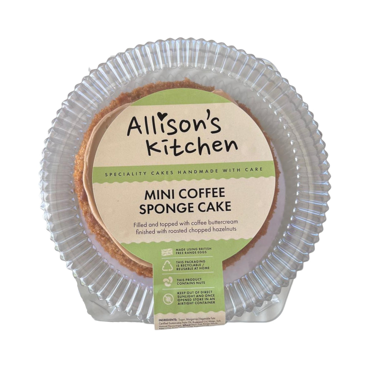 Allison's Kitchen Mini Coffee Sponge Cake