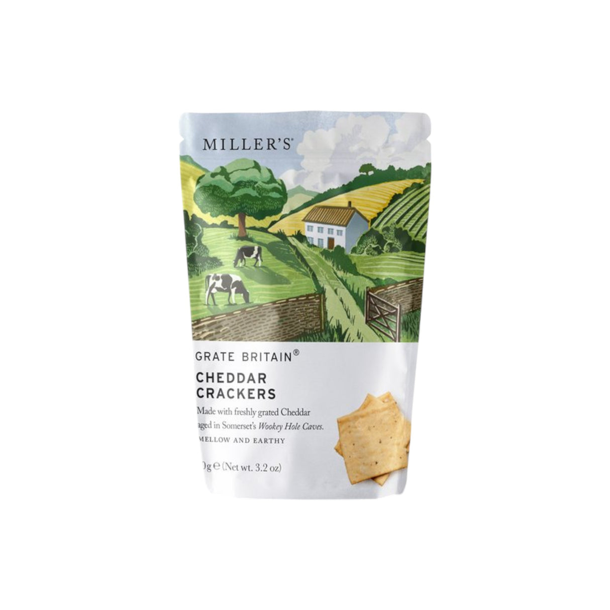 Millers - GB Wookey Hole Cheddar Crackers Pouch