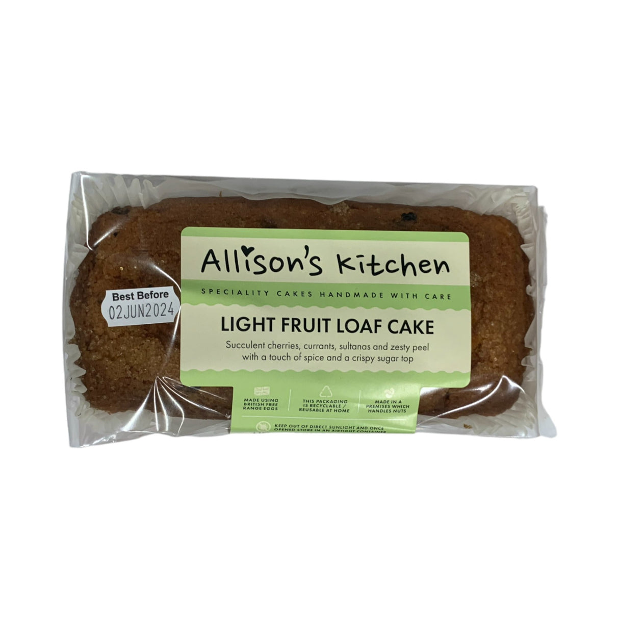 Allison's Kitchen Light Fruit Loaf Cake