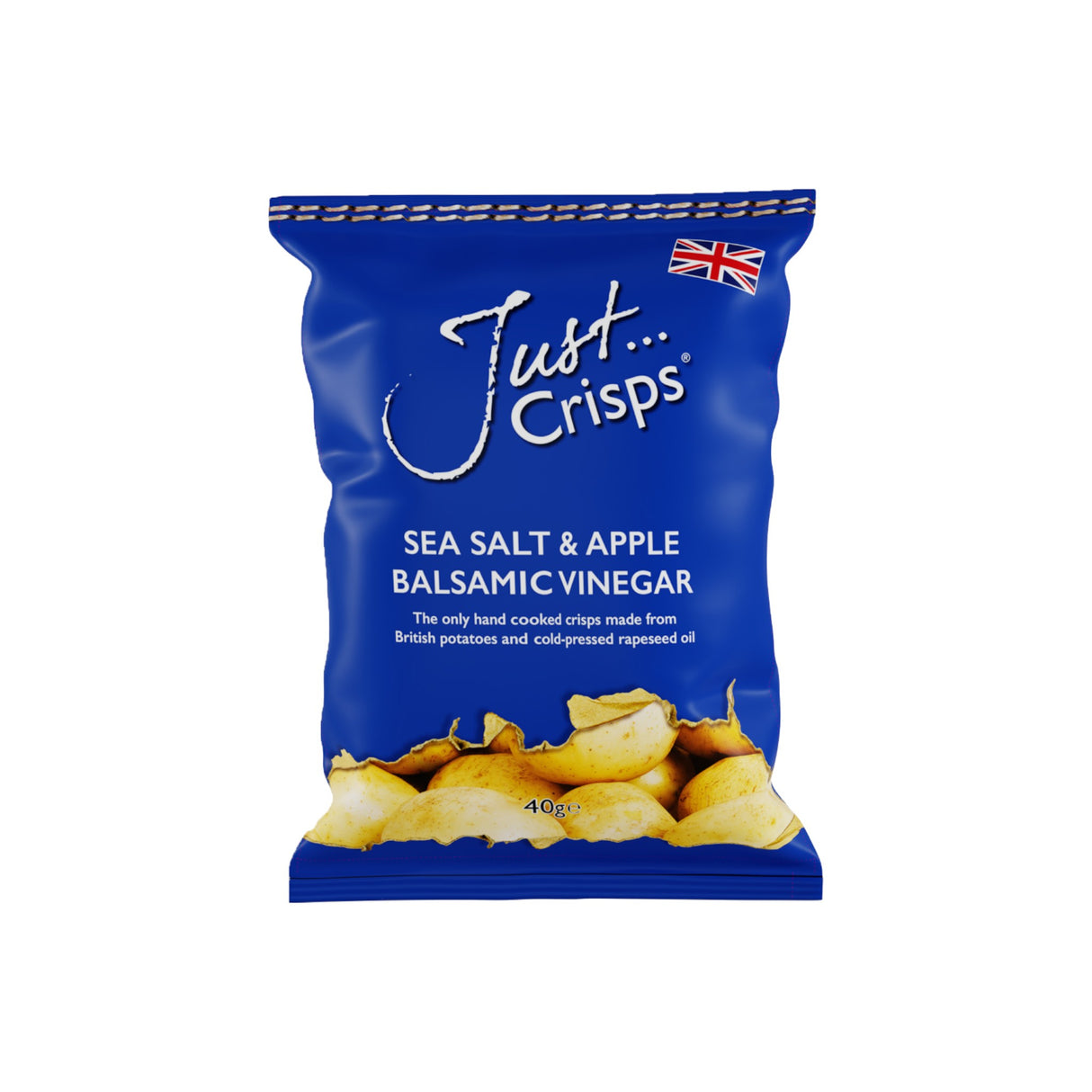 Just Crisps - Sea Salt & Apple Balsamic Vinegar Crisps 40g