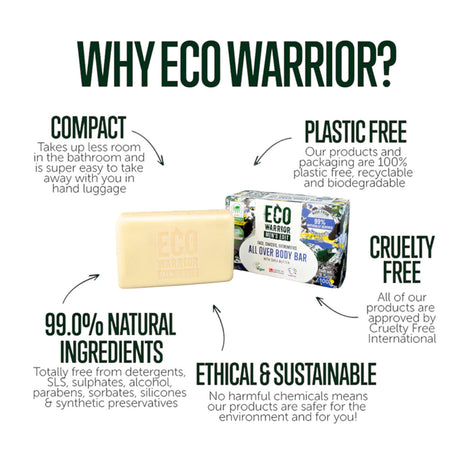 Little Soap Company - Eco Warrior Mens All Over Body Bar 100g