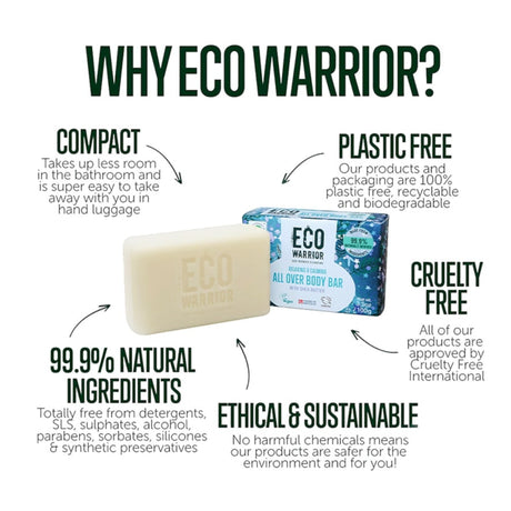 Little Soap Company - Eco Warrior Relaxing and Calming All Over Body Bar 100g