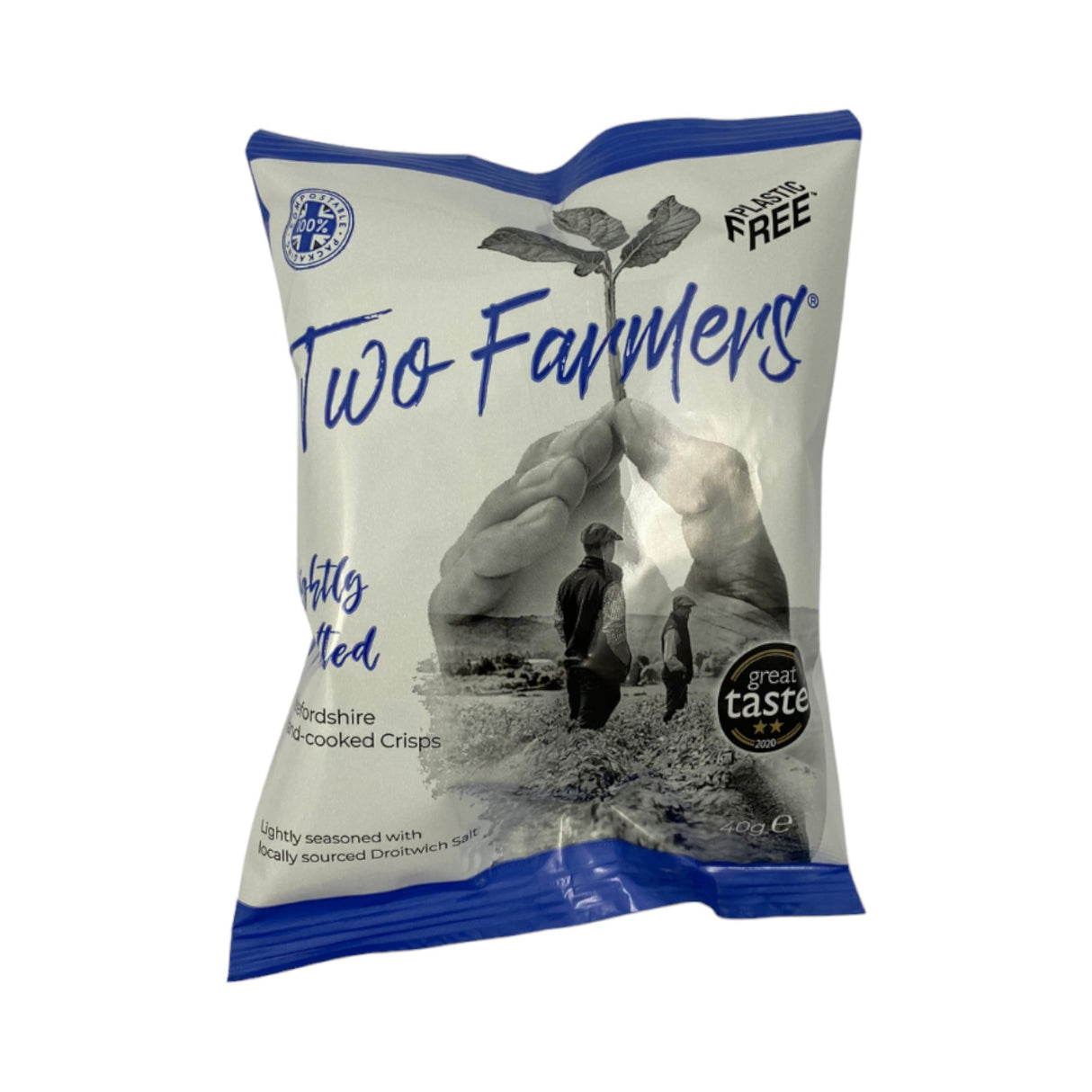 Two Farmers - Hand Cooked Lightly Salted Crisps 40g