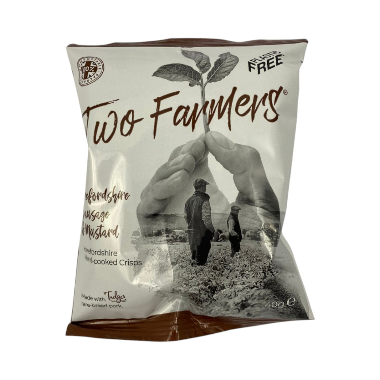 Two Farmers - Hand Cooked Herefordshire Sausage & Mustard Crisps 40g