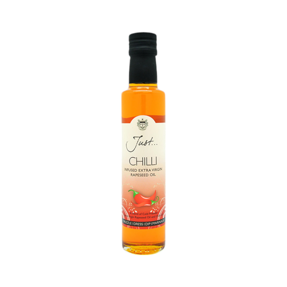 Just Oil - Chilli Infused Cold Pressed Rapeseed Oil 250ml