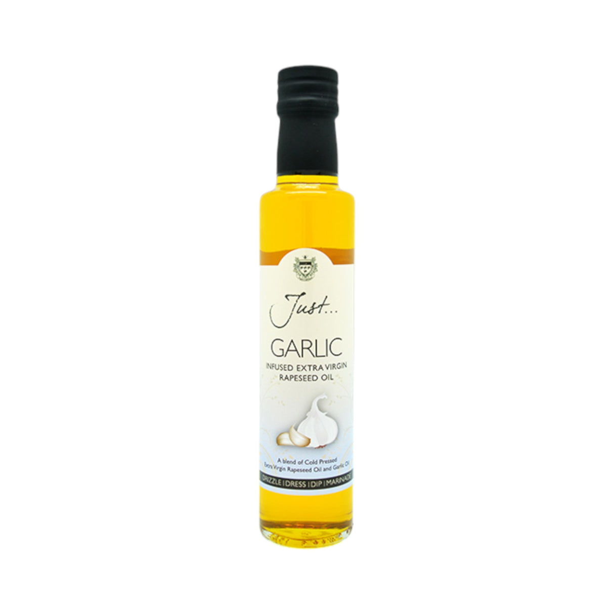 Just Oil - Garlic Infused Cold Pressed Rapeseed Oil 250ml