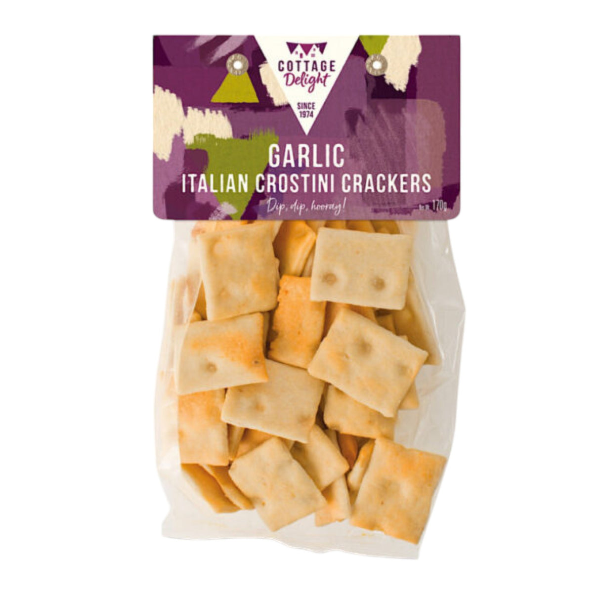 Cottage Delight - Garlic Italian Crostini Crackers 170g