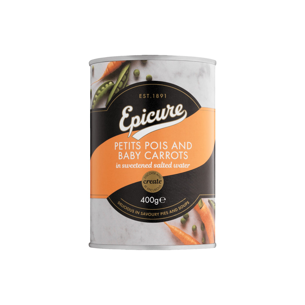 Epicure - Petit Pois & Baby Carrots 400G