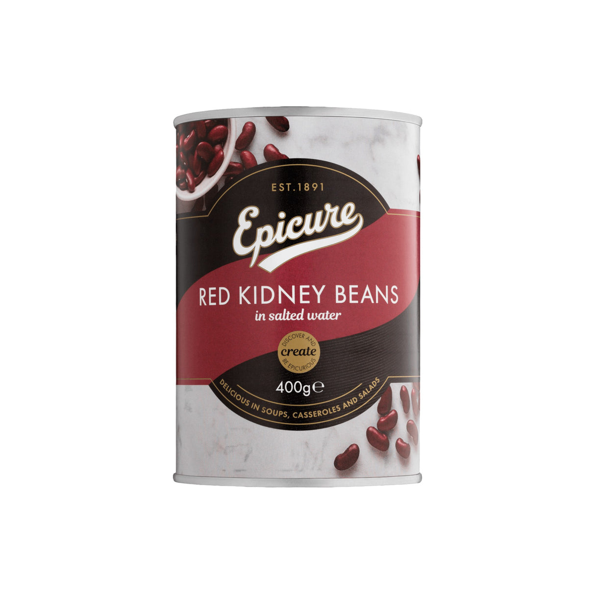 Epicure - Org Red Kidney Beans/Water 400G